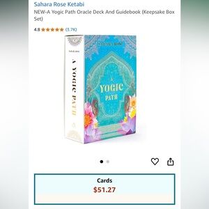 A Yogic Path by Sahara Rose Oracle Deck and Guidebook